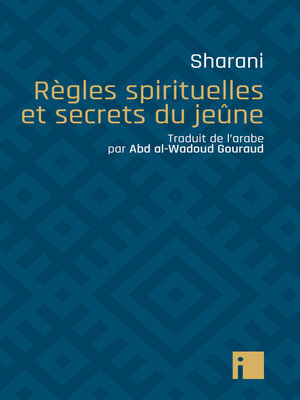 cover image of Règles spirituelles et secrets du jeûne